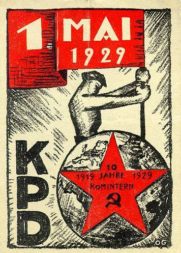 Affiche du KPD pour le 1er Mai 1929
