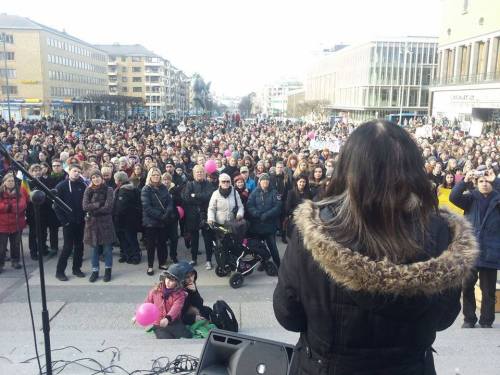 Manifestation à Goteborg